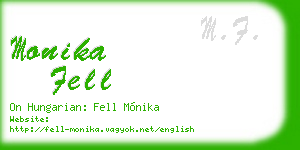 monika fell business card